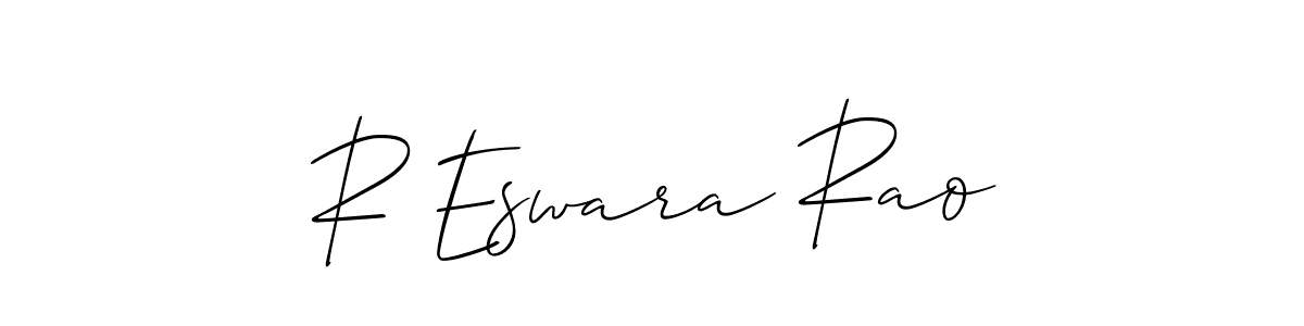 Similarly Allison_Script is the best handwritten signature design. Signature creator online .You can use it as an online autograph creator for name R Eswara Rao. R Eswara Rao signature style 2 images and pictures png