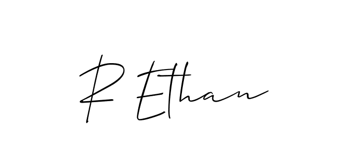 Similarly Allison_Script is the best handwritten signature design. Signature creator online .You can use it as an online autograph creator for name R Ethan. R Ethan signature style 2 images and pictures png