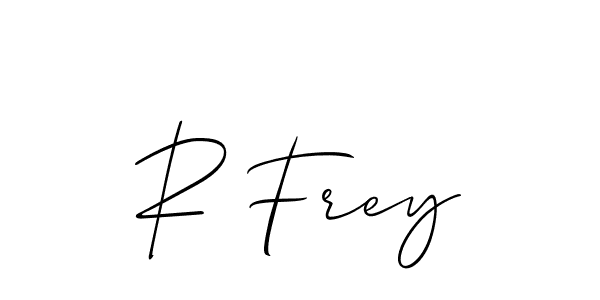 This is the best signature style for the R Frey name. Also you like these signature font (Allison_Script). Mix name signature. R Frey signature style 2 images and pictures png