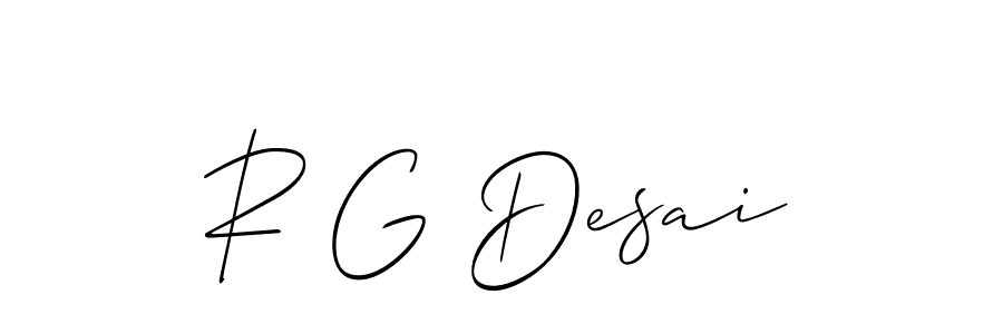 You can use this online signature creator to create a handwritten signature for the name R G Desai. This is the best online autograph maker. R G Desai signature style 2 images and pictures png