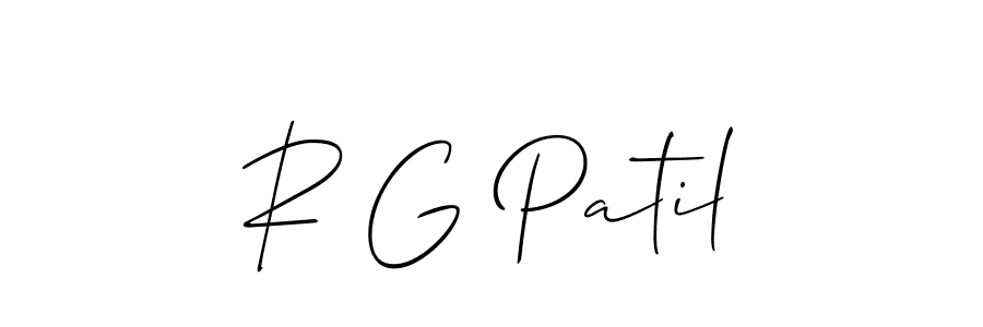 Best and Professional Signature Style for R G Patil. Allison_Script Best Signature Style Collection. R G Patil signature style 2 images and pictures png