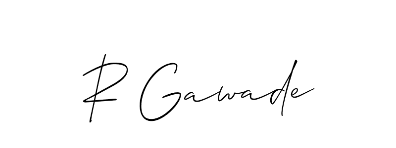 Similarly Allison_Script is the best handwritten signature design. Signature creator online .You can use it as an online autograph creator for name R Gawade. R Gawade signature style 2 images and pictures png