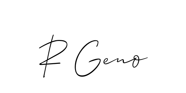 Make a short R Geno signature style. Manage your documents anywhere anytime using Allison_Script. Create and add eSignatures, submit forms, share and send files easily. R Geno signature style 2 images and pictures png