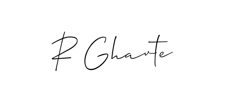 R Ghavte stylish signature style. Best Handwritten Sign (Allison_Script) for my name. Handwritten Signature Collection Ideas for my name R Ghavte. R Ghavte signature style 2 images and pictures png