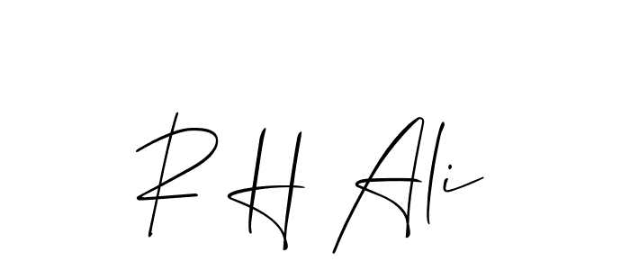 This is the best signature style for the R H Ali name. Also you like these signature font (Allison_Script). Mix name signature. R H Ali signature style 2 images and pictures png