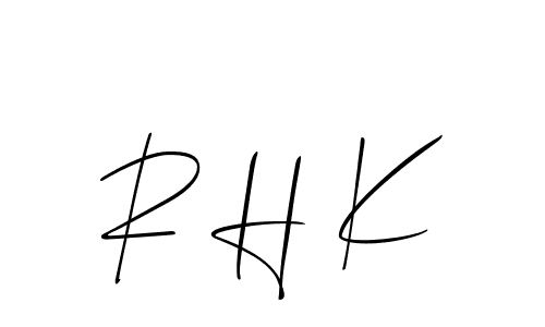Here are the top 10 professional signature styles for the name R H K. These are the best autograph styles you can use for your name. R H K signature style 2 images and pictures png