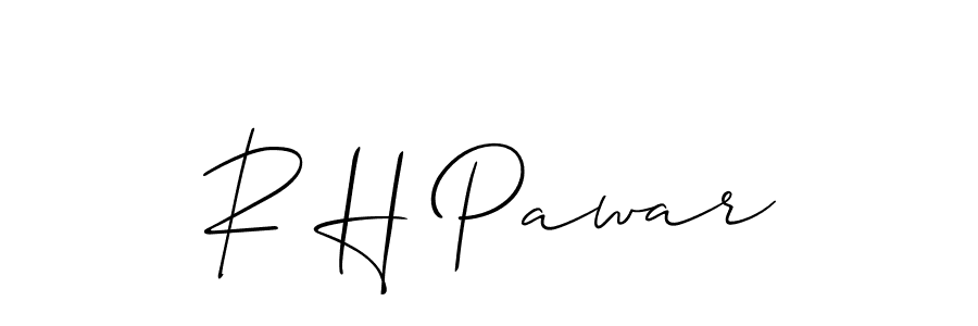 R H Pawar stylish signature style. Best Handwritten Sign (Allison_Script) for my name. Handwritten Signature Collection Ideas for my name R H Pawar. R H Pawar signature style 2 images and pictures png
