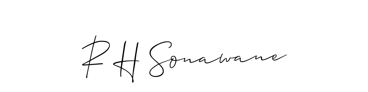 Here are the top 10 professional signature styles for the name R H Sonawane. These are the best autograph styles you can use for your name. R H Sonawane signature style 2 images and pictures png