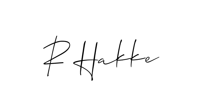 Similarly Allison_Script is the best handwritten signature design. Signature creator online .You can use it as an online autograph creator for name R Hakke. R Hakke signature style 2 images and pictures png