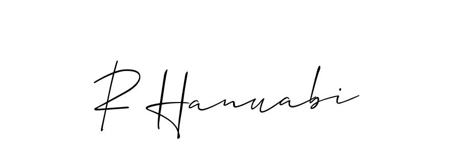 Similarly Allison_Script is the best handwritten signature design. Signature creator online .You can use it as an online autograph creator for name R Hanuabi. R Hanuabi signature style 2 images and pictures png