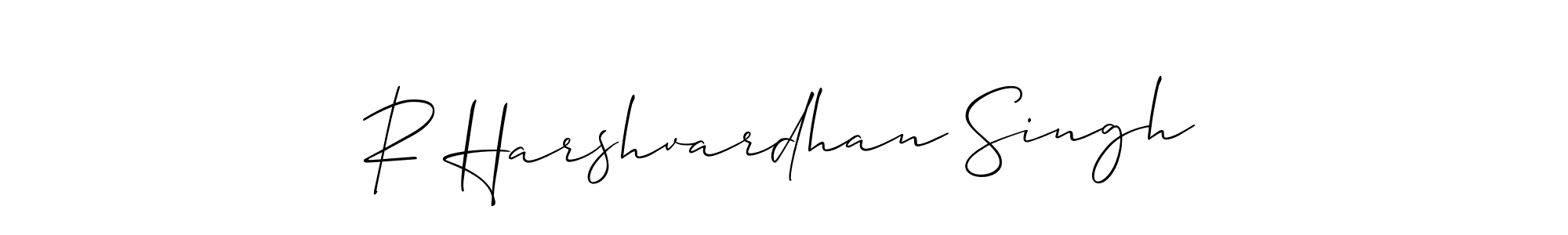 Make a short R Harshvardhan Singh signature style. Manage your documents anywhere anytime using Allison_Script. Create and add eSignatures, submit forms, share and send files easily. R Harshvardhan Singh signature style 2 images and pictures png