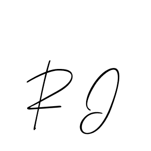 This is the best signature style for the R I name. Also you like these signature font (Allison_Script). Mix name signature. R I signature style 2 images and pictures png