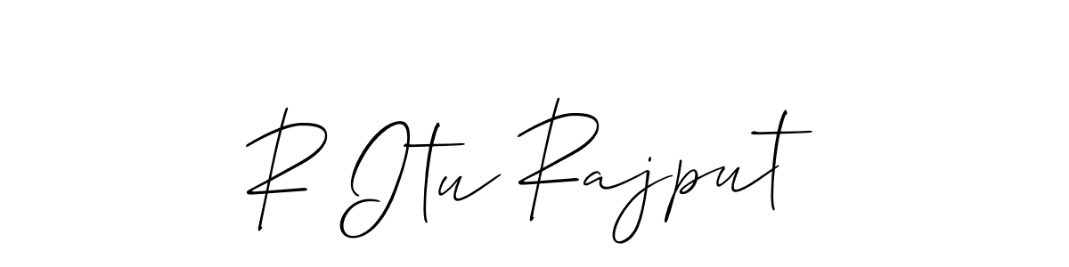 Here are the top 10 professional signature styles for the name R Itu Rajput. These are the best autograph styles you can use for your name. R Itu Rajput signature style 2 images and pictures png