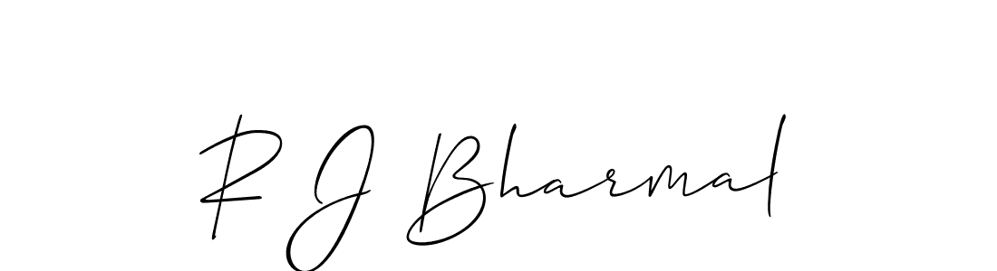 Similarly Allison_Script is the best handwritten signature design. Signature creator online .You can use it as an online autograph creator for name R J Bharmal. R J Bharmal signature style 2 images and pictures png