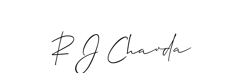 Once you've used our free online signature maker to create your best signature Allison_Script style, it's time to enjoy all of the benefits that R J Chavda name signing documents. R J Chavda signature style 2 images and pictures png