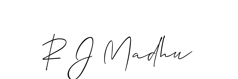 Here are the top 10 professional signature styles for the name R J Madhu. These are the best autograph styles you can use for your name. R J Madhu signature style 2 images and pictures png