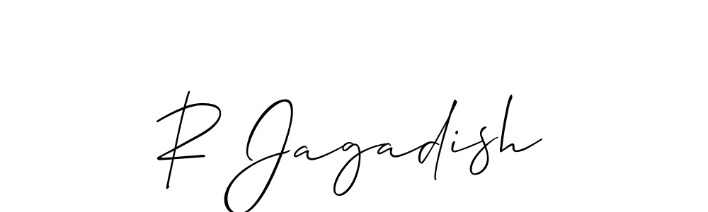 Once you've used our free online signature maker to create your best signature Allison_Script style, it's time to enjoy all of the benefits that R Jagadish name signing documents. R Jagadish signature style 2 images and pictures png