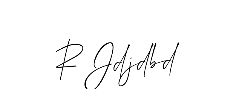 Make a beautiful signature design for name R Jdjdbd. Use this online signature maker to create a handwritten signature for free. R Jdjdbd signature style 2 images and pictures png