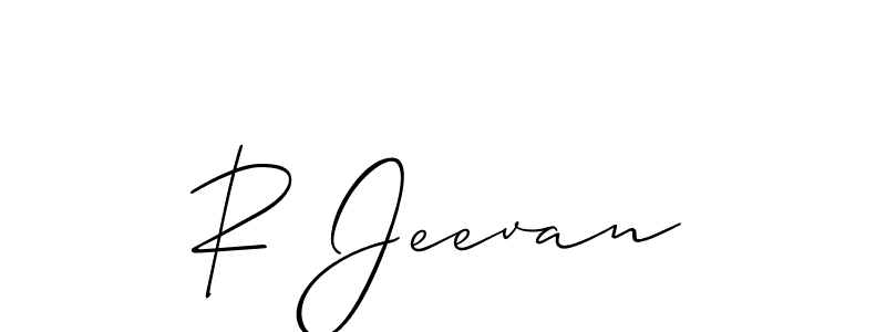 Best and Professional Signature Style for R Jeevan. Allison_Script Best Signature Style Collection. R Jeevan signature style 2 images and pictures png