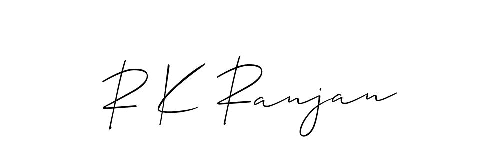 Here are the top 10 professional signature styles for the name R K Ranjan. These are the best autograph styles you can use for your name. R K Ranjan signature style 2 images and pictures png