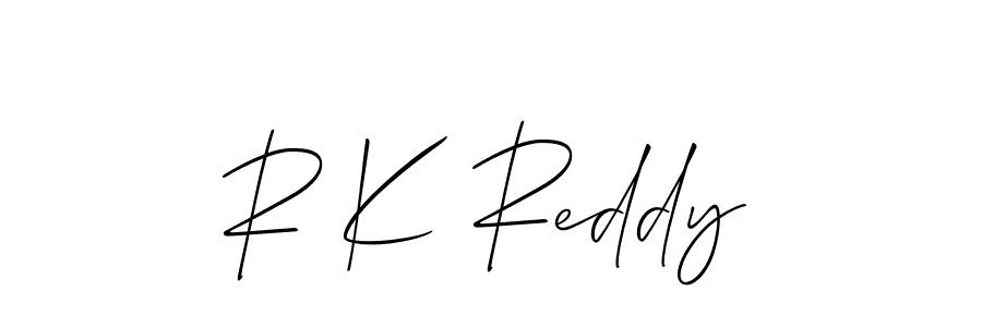 How to make R K Reddy name signature. Use Allison_Script style for creating short signs online. This is the latest handwritten sign. R K Reddy signature style 2 images and pictures png