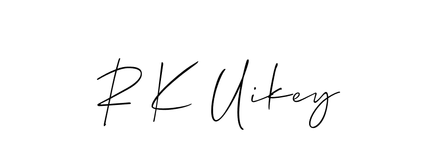 Make a short R K Uikey signature style. Manage your documents anywhere anytime using Allison_Script. Create and add eSignatures, submit forms, share and send files easily. R K Uikey signature style 2 images and pictures png