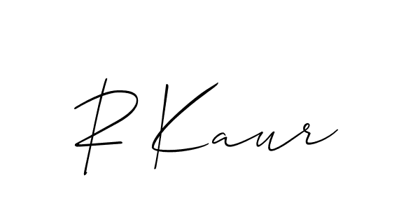 Here are the top 10 professional signature styles for the name R Kaur. These are the best autograph styles you can use for your name. R Kaur signature style 2 images and pictures png