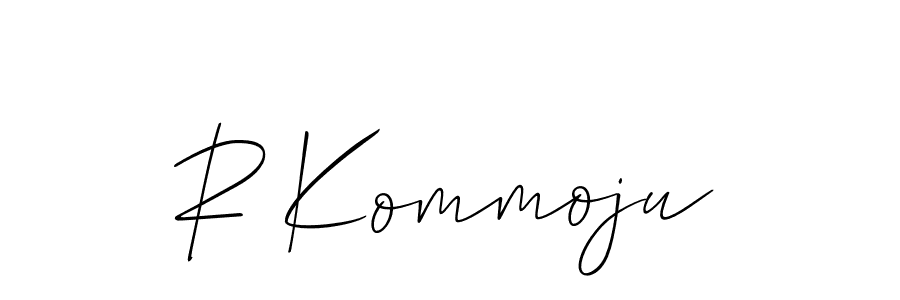 You can use this online signature creator to create a handwritten signature for the name R Kommoju. This is the best online autograph maker. R Kommoju signature style 2 images and pictures png