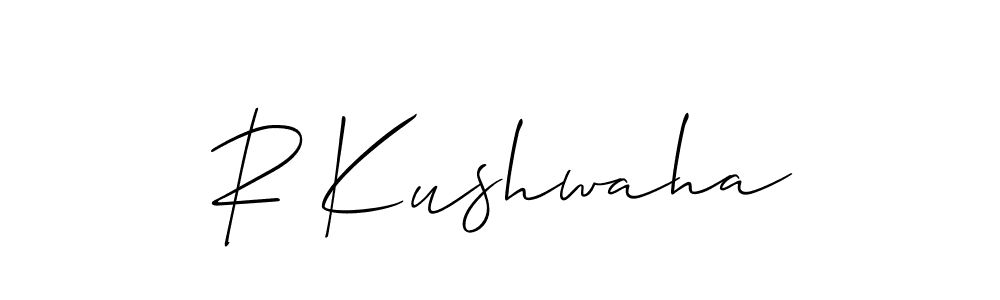 Make a short R Kushwaha signature style. Manage your documents anywhere anytime using Allison_Script. Create and add eSignatures, submit forms, share and send files easily. R Kushwaha signature style 2 images and pictures png