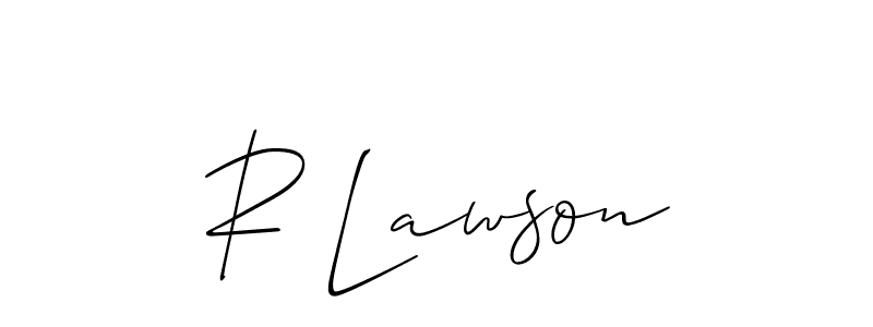 Also You can easily find your signature by using the search form. We will create R Lawson name handwritten signature images for you free of cost using Allison_Script sign style. R Lawson signature style 2 images and pictures png