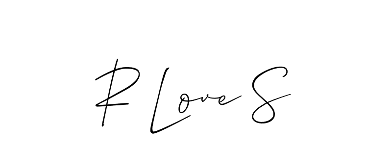 Best and Professional Signature Style for R Love S. Allison_Script Best Signature Style Collection. R Love S signature style 2 images and pictures png