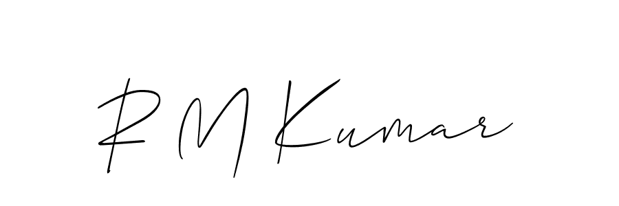 Also we have R M Kumar name is the best signature style. Create professional handwritten signature collection using Allison_Script autograph style. R M Kumar signature style 2 images and pictures png