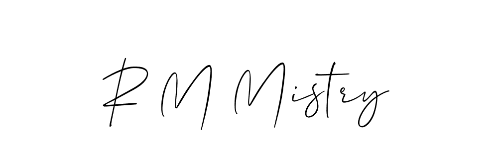 This is the best signature style for the R M Mistry name. Also you like these signature font (Allison_Script). Mix name signature. R M Mistry signature style 2 images and pictures png