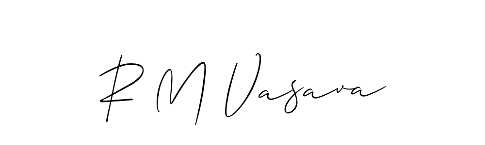 How to Draw R M Vasava signature style? Allison_Script is a latest design signature styles for name R M Vasava. R M Vasava signature style 2 images and pictures png