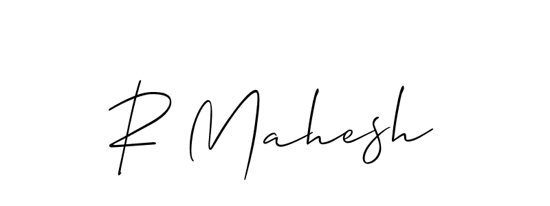 Also You can easily find your signature by using the search form. We will create R Mahesh name handwritten signature images for you free of cost using Allison_Script sign style. R Mahesh signature style 2 images and pictures png