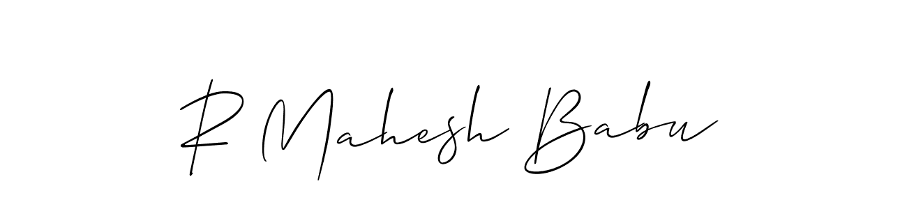 if you are searching for the best signature style for your name R Mahesh Babu. so please give up your signature search. here we have designed multiple signature styles  using Allison_Script. R Mahesh Babu signature style 2 images and pictures png