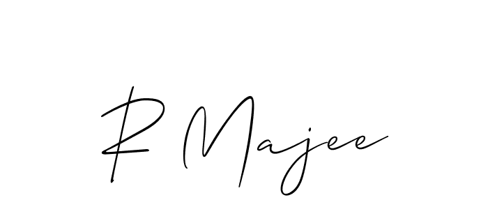 Best and Professional Signature Style for R Majee. Allison_Script Best Signature Style Collection. R Majee signature style 2 images and pictures png