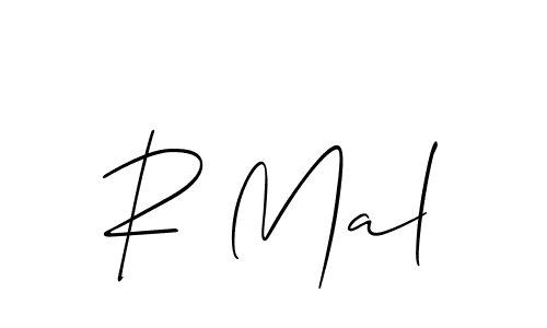 Use a signature maker to create a handwritten signature online. With this signature software, you can design (Allison_Script) your own signature for name R Mal. R Mal signature style 2 images and pictures png