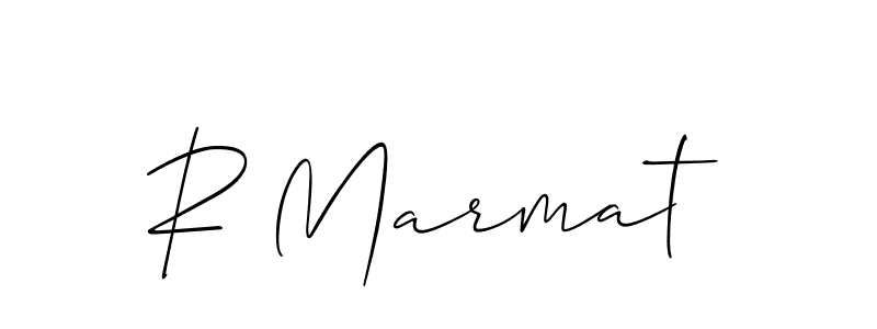 Make a beautiful signature design for name R Marmat. Use this online signature maker to create a handwritten signature for free. R Marmat signature style 2 images and pictures png