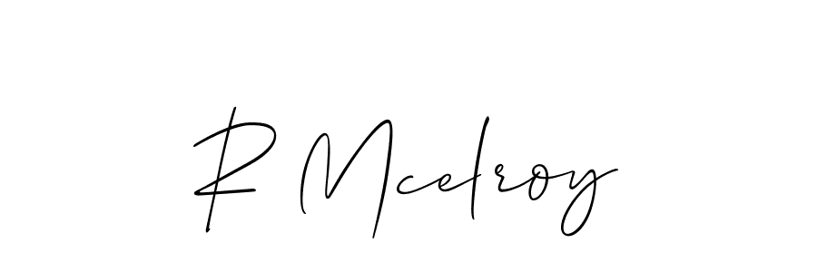 This is the best signature style for the R Mcelroy name. Also you like these signature font (Allison_Script). Mix name signature. R Mcelroy signature style 2 images and pictures png