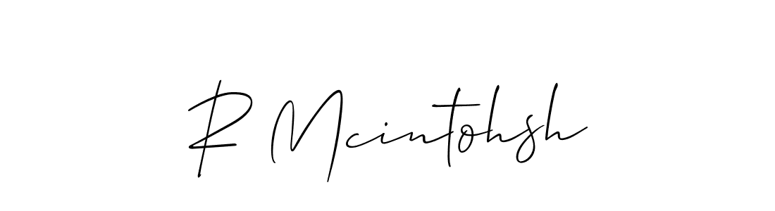 How to make R Mcintohsh signature? Allison_Script is a professional autograph style. Create handwritten signature for R Mcintohsh name. R Mcintohsh signature style 2 images and pictures png