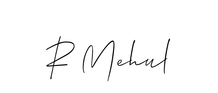 See photos of R Mehul official signature by Spectra . Check more albums & portfolios. Read reviews & check more about Allison_Script font. R Mehul signature style 2 images and pictures png