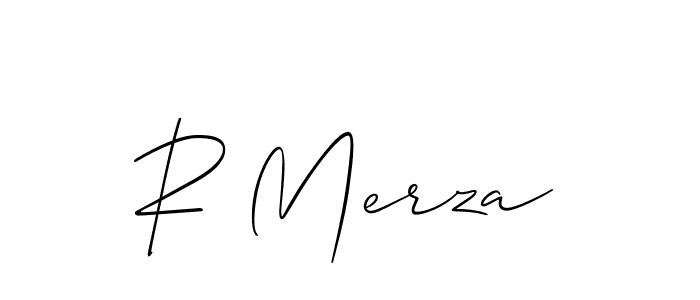 Make a short R Merza signature style. Manage your documents anywhere anytime using Allison_Script. Create and add eSignatures, submit forms, share and send files easily. R Merza signature style 2 images and pictures png