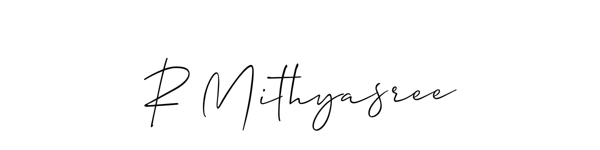 Once you've used our free online signature maker to create your best signature Allison_Script style, it's time to enjoy all of the benefits that R Mithyasree name signing documents. R Mithyasree signature style 2 images and pictures png