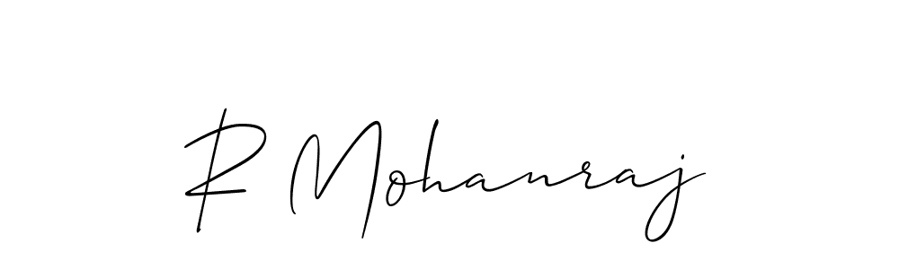 Make a beautiful signature design for name R Mohanraj. Use this online signature maker to create a handwritten signature for free. R Mohanraj signature style 2 images and pictures png