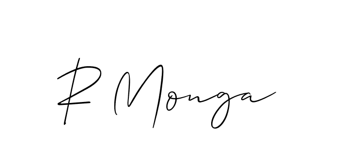 Once you've used our free online signature maker to create your best signature Allison_Script style, it's time to enjoy all of the benefits that R Monga name signing documents. R Monga signature style 2 images and pictures png