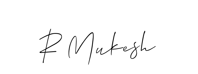 This is the best signature style for the R Mukesh name. Also you like these signature font (Allison_Script). Mix name signature. R Mukesh signature style 2 images and pictures png