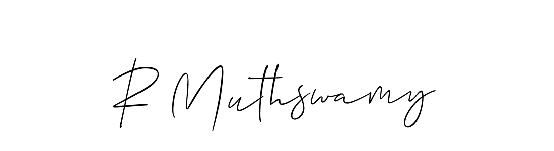 R Muthswamy stylish signature style. Best Handwritten Sign (Allison_Script) for my name. Handwritten Signature Collection Ideas for my name R Muthswamy. R Muthswamy signature style 2 images and pictures png