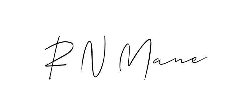 Make a beautiful signature design for name R N Mane. Use this online signature maker to create a handwritten signature for free. R N Mane signature style 2 images and pictures png