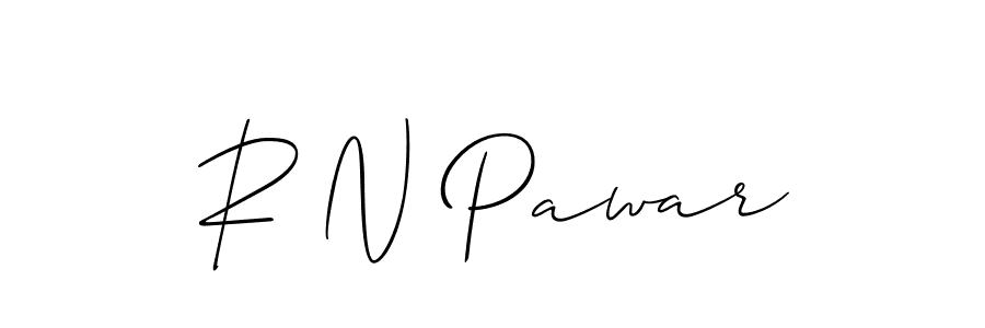 This is the best signature style for the R N Pawar name. Also you like these signature font (Allison_Script). Mix name signature. R N Pawar signature style 2 images and pictures png